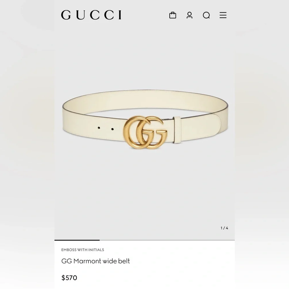 Authentic Gucci Belt - Picture 1 of 5